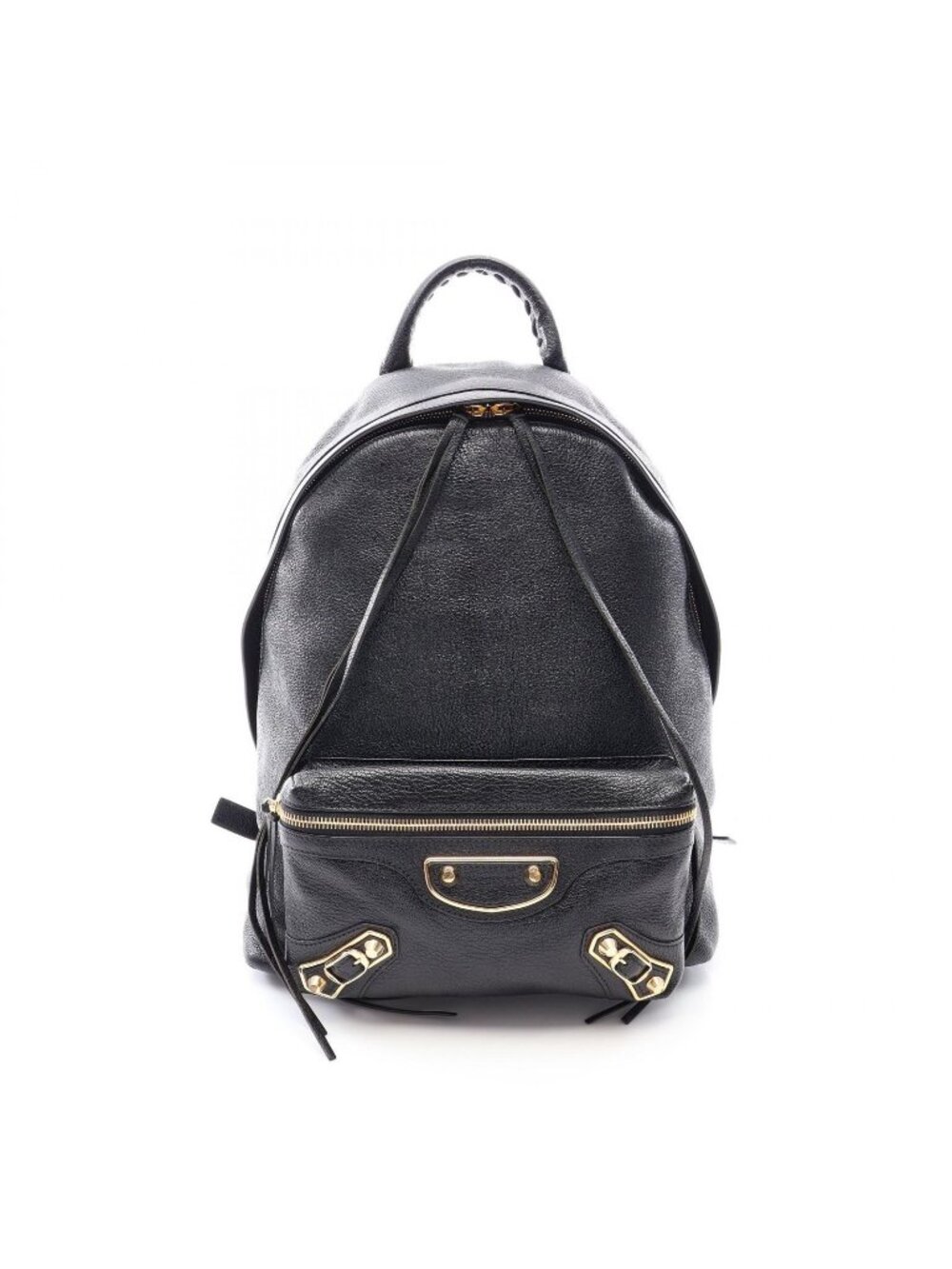 Balenciaga Backpack City Black Leather